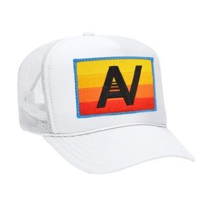 Aviator nation trucker hat white